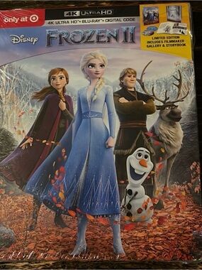 Disney Frozen II Cover Art Blu-ray New sealed